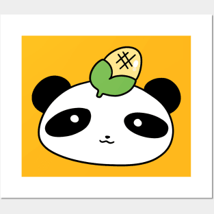 Corn Panda Face Posters and Art